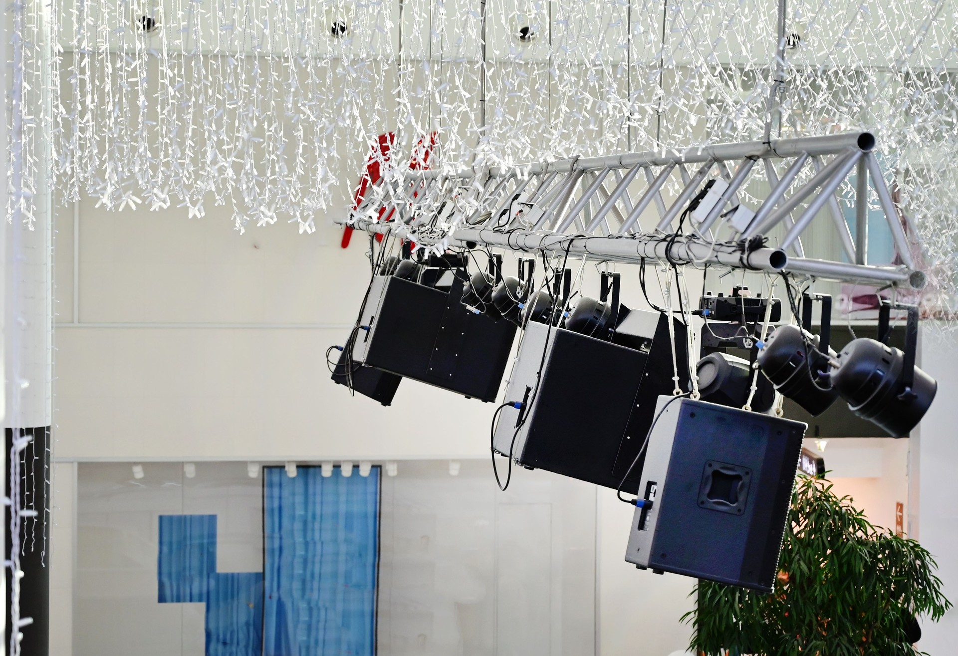 audio video and lighting equipment for conference